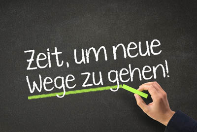 Zeit neue Wege zu gehen